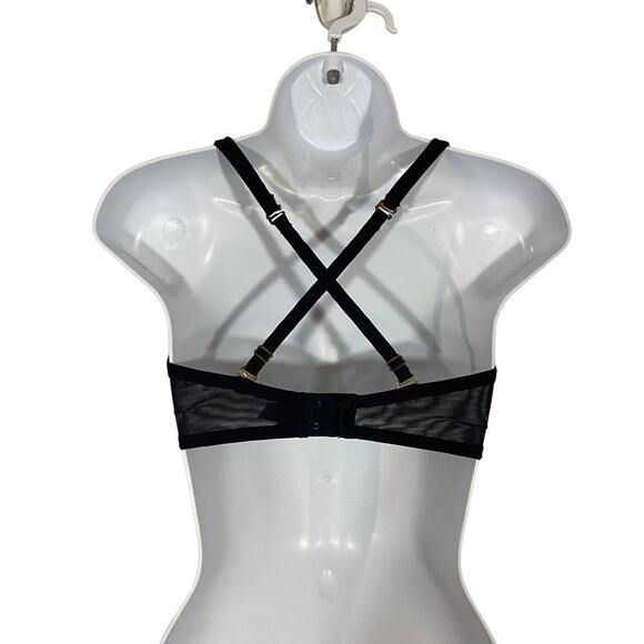 Natori Black Multiway Bra Adjustable Straps Wired Molded Cups Sz 32DD - Picture 9 of 9